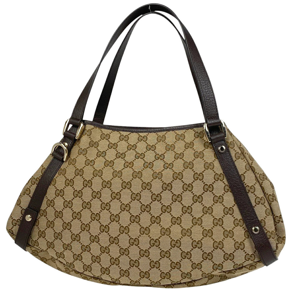 Gucci GG shoulder bag tote Abbey canvas beige brown